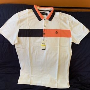 Engineered Chest Stripe Golf Polo × 1